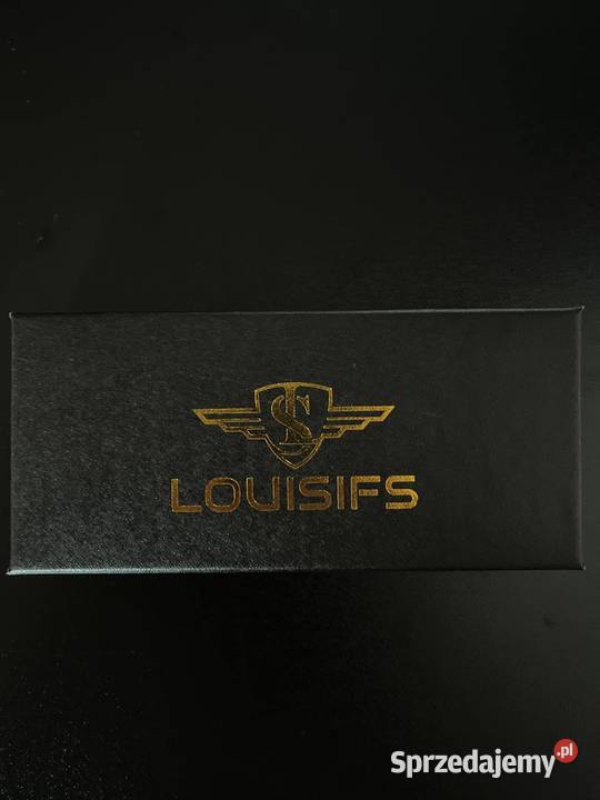 LOUISIFS Męski Luksusowy Zegarek Kwarcowy NOWY Zegarki mazowieckie Warszawa