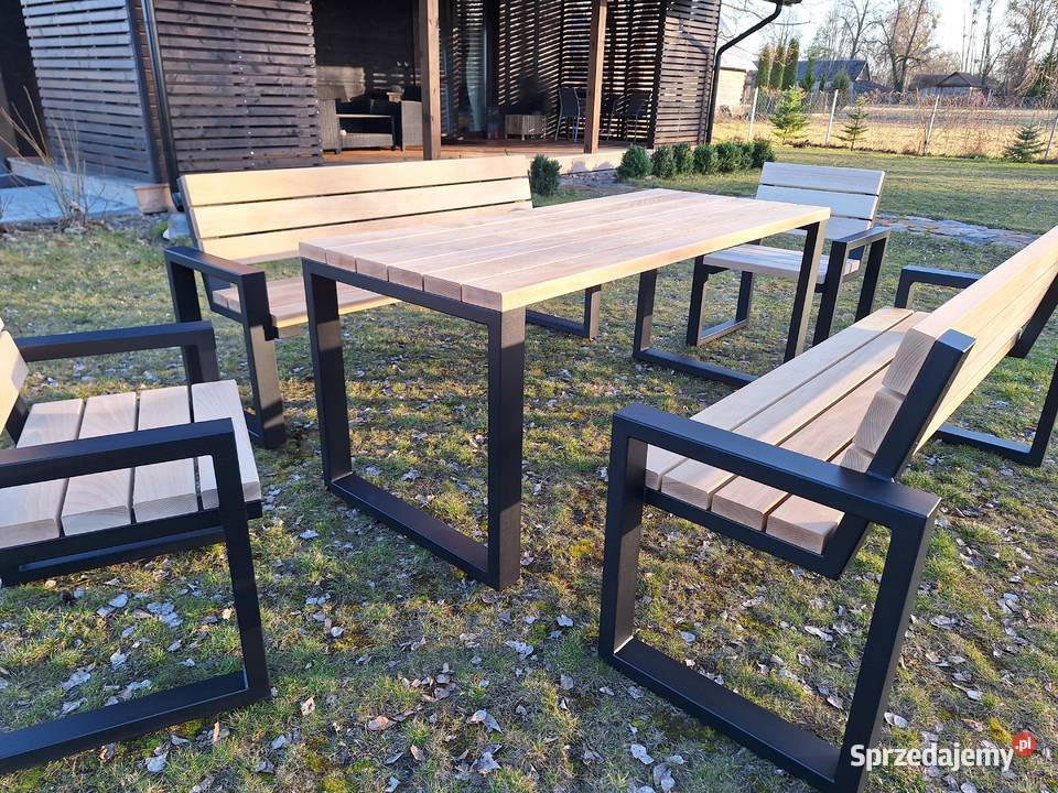 Nowoczesne Drewniane Meble Ogrodowe Buk Metalowe Bielsk Podlaski