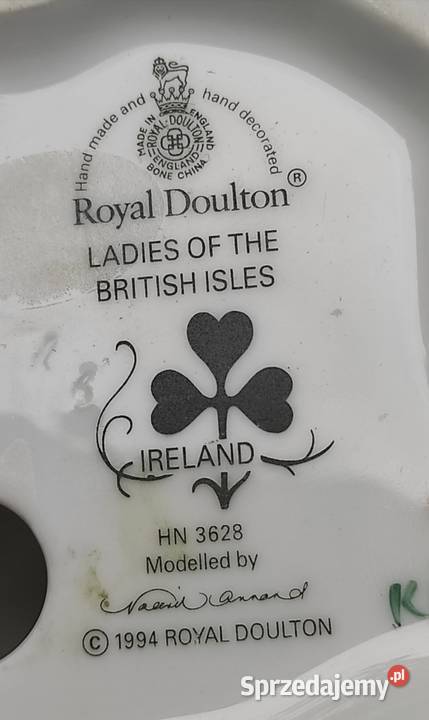 Figurka Royal Doulton Ireland HN3628 z serii Pabianice sprzedam