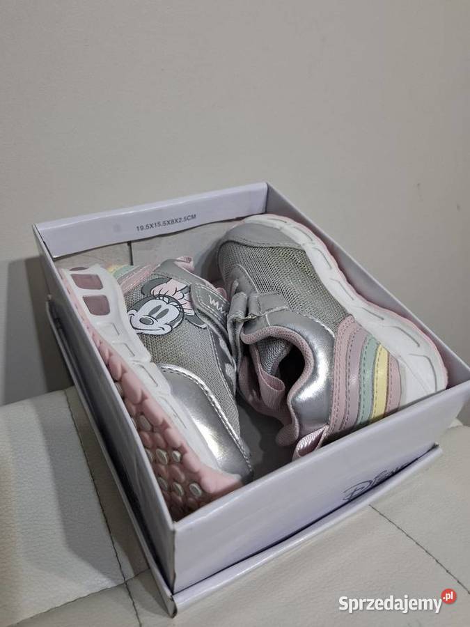 Dziewczęce buty 24 sportowe Disney świecące szary/srebrny Sportowe małopolskie Kraków
