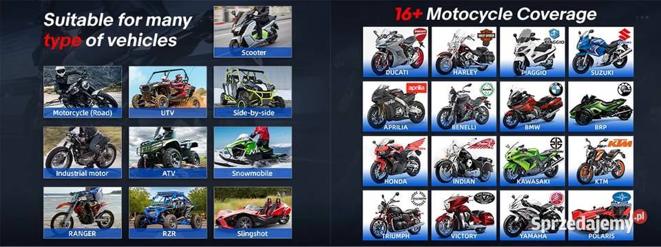 Profesjonalny skaner motocyklowy Ancel MT700 pomorskie Gdańsk sprzedam