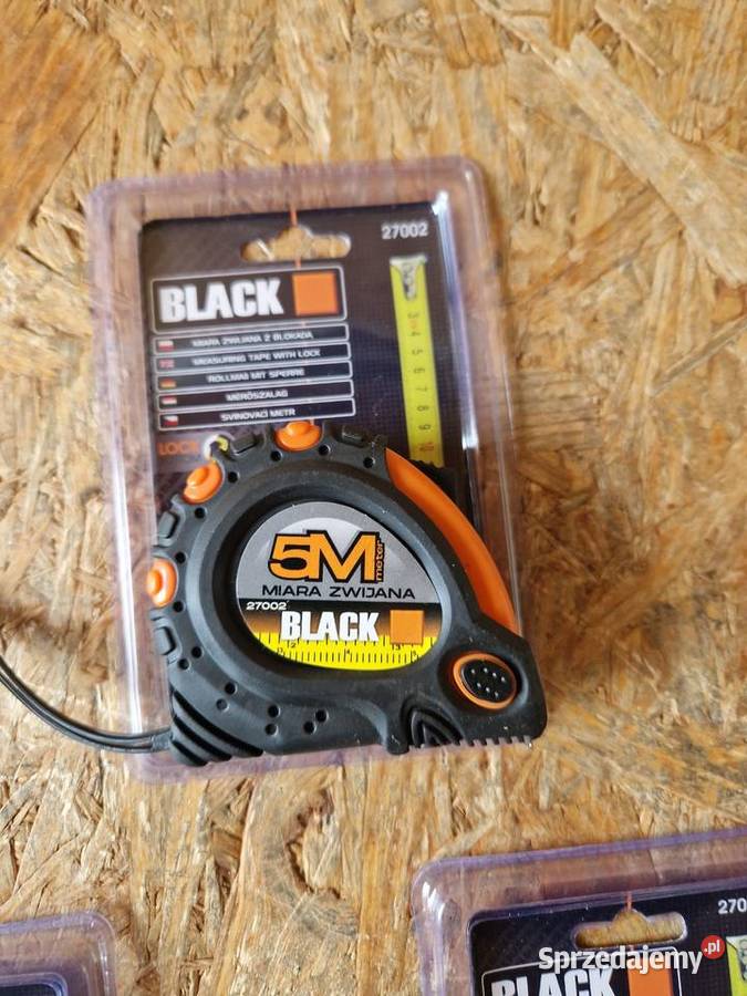 MIARA MIARKA METRÓWKA ZWIJANA TAŚMA 5M Z BLOKADĄ Miary i taśmy Głogowa