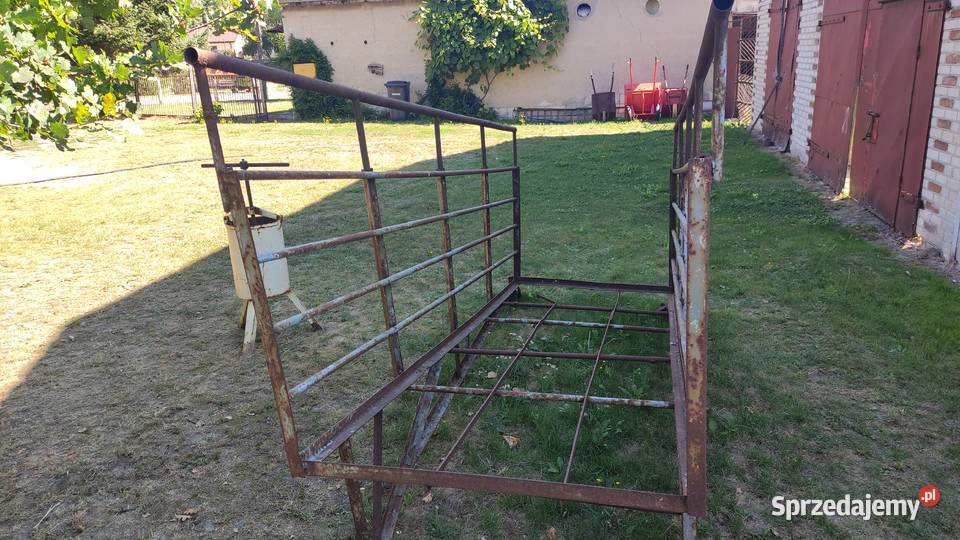 Rampa pochylnia najazd zwierząt hodowlanych koni lubelskie Mełgiew
