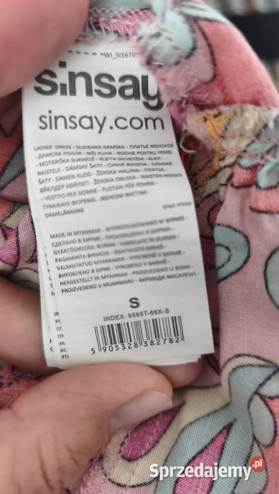 Kolorowa przekładana sukienka Piotrków Trybunalski