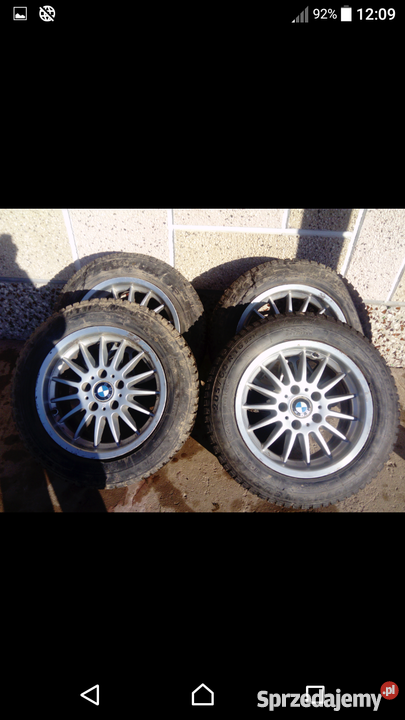ALUFELGI BMW 25060R 16 OPONY ZIMOWE aluminiowe Koła i felgi Długołęka-Świerkla sprzedam