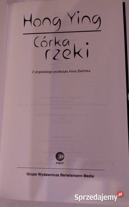 Córka Rzeki Hang Ying NOWA wysyłka sprzedam