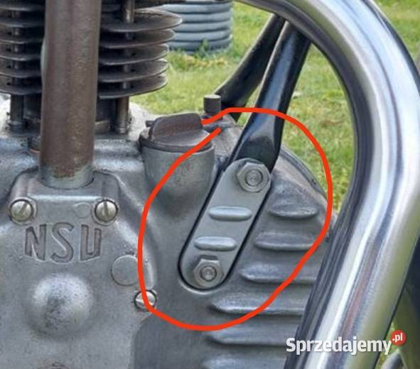 Śruby mocujące silnik do ramy NSU Warszawa