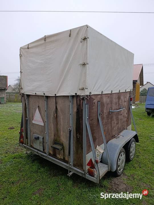 Przyczepa do przewozu koni zwierząt 2 małopolskie Suchy Grunt sprzedam