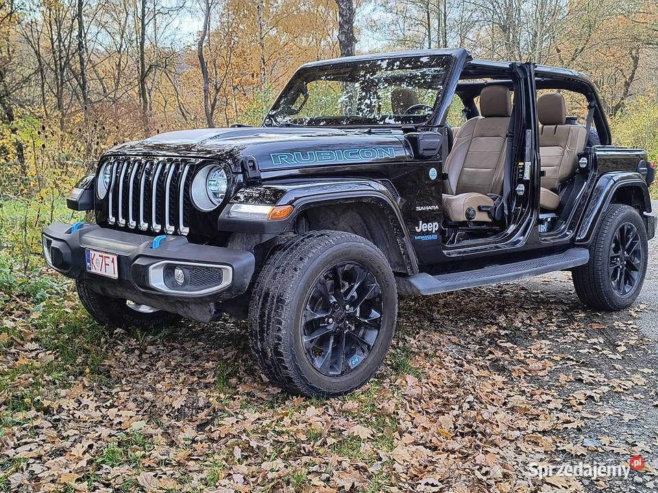 Jeep Wrangler Sahara 2022 4xe hybryda bogate Samochody osobowe