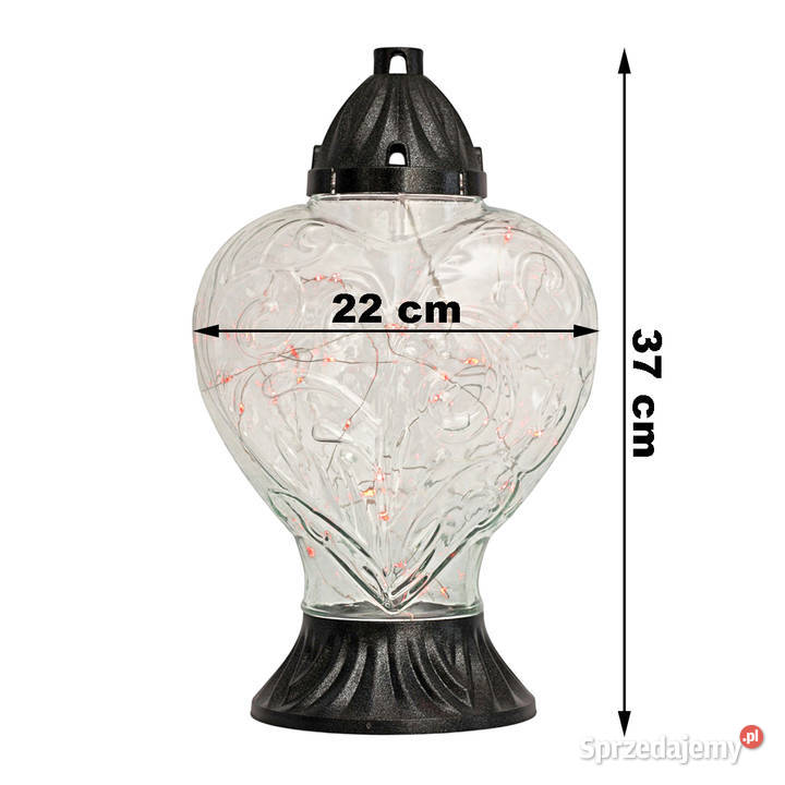 Znicz serce czerwone Z467 Świdnica