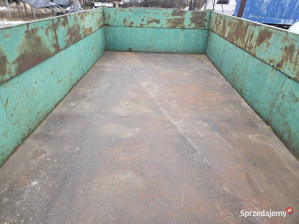 Przyczepa rolnicza sanok Zarejestrowana sztywna nieuszkodzony Złoczew