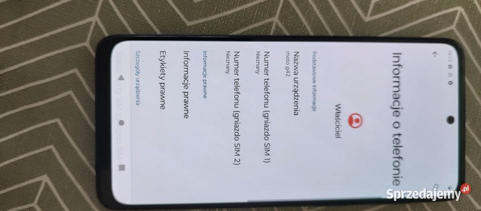 Motorola g42 4128 gn bez blokad Konin