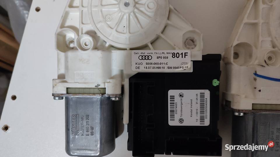 SILNICZKI ELEKTRYCZNYCH SZYB AUDI A 3 8 P Wrocław sprzedam