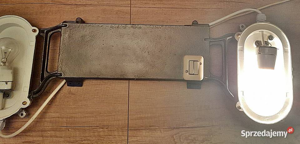 Lampa kreatywna na ścianę kinkiet oprawy 2 x E Ostrów Wielkopolski sprzedam