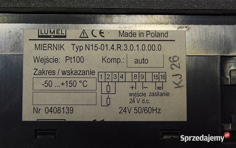 Miernik temperatury 50150 stC z czujnikiem LUMEL Gorlice