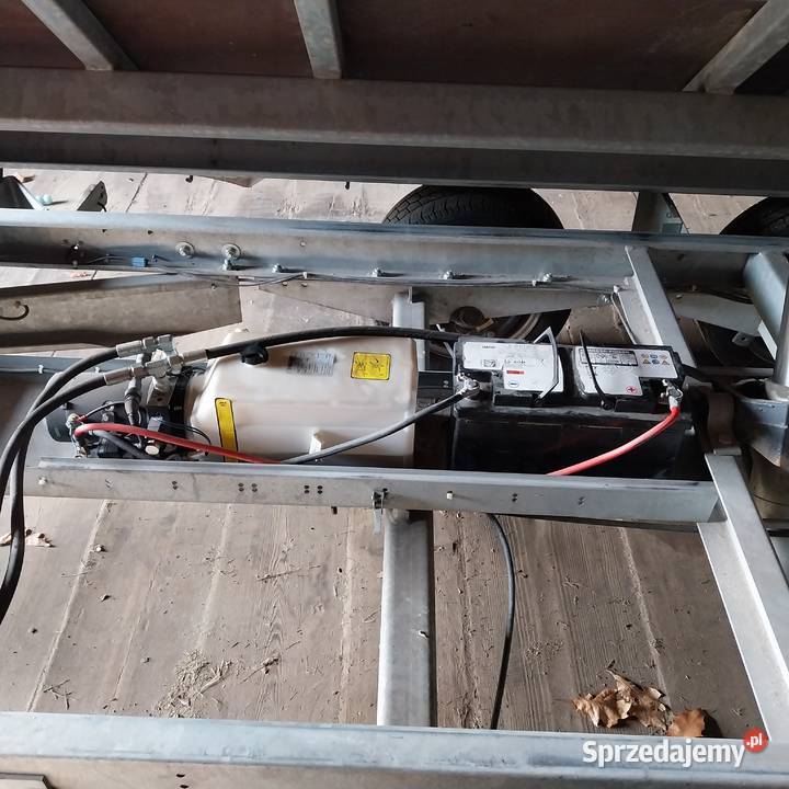 EDWARD przyczepa wywrot elektryczny 3500 mocna i wywrotki sprzedam