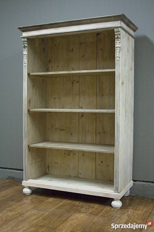 PIĘKNY REGAŁ EKLEKTYK OCZYSZCZONY ANTYK IMPRESJA Meble Radzymin