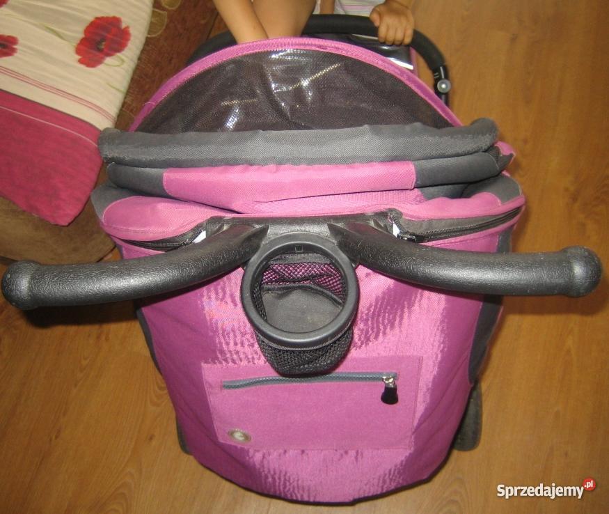 Spacerówka Coneco Flash jagodowa czarny