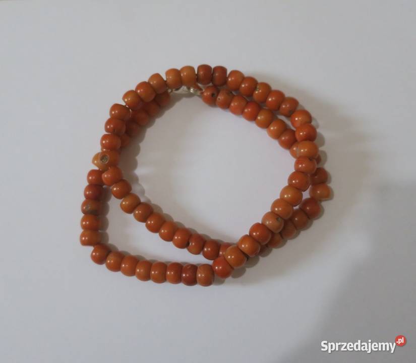 Czerwone korale naszyjnik mazowieckie Pruszków