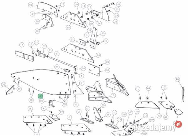 Odkładnia Lewa 1420 KVERNELAND KK073291 Olsztyn sprzedam