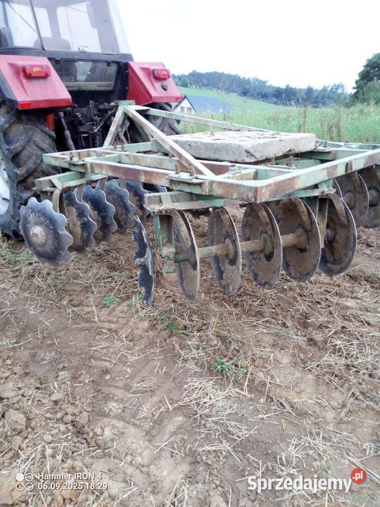 Sprzedam bronę talerzową Łomża