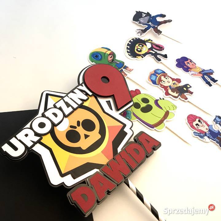 Topper Brawl Stars dekoracja na tort urodziny Nowy Sącz