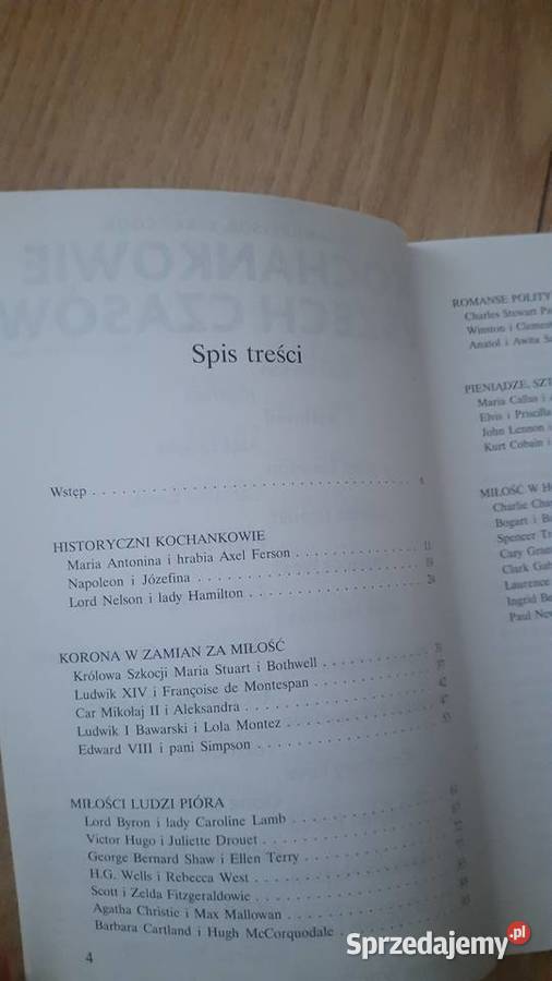 M Gressor K Cook Kochankowie wszech czasów 500 Serock