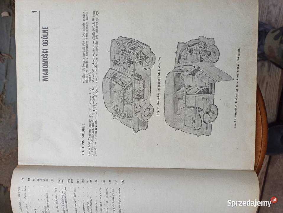 Trabant książka instrukcja technika, nauki techniczne lubelskie Lublin sprzedam