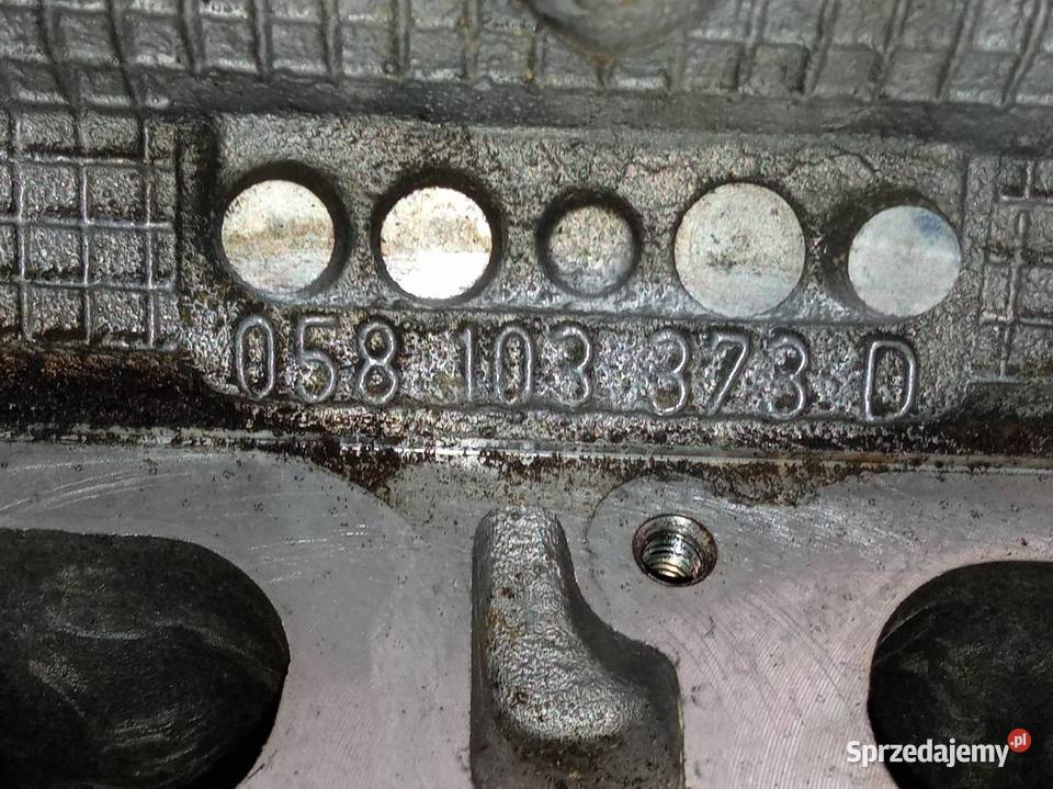 GŁOWICA KOMPLETNA 058103373D 18 20V Audi A4 I Rok produkcji 1998