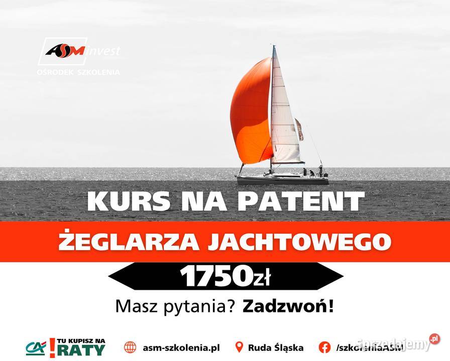 Kurs na patent żeglarza jachtowego żaglówki