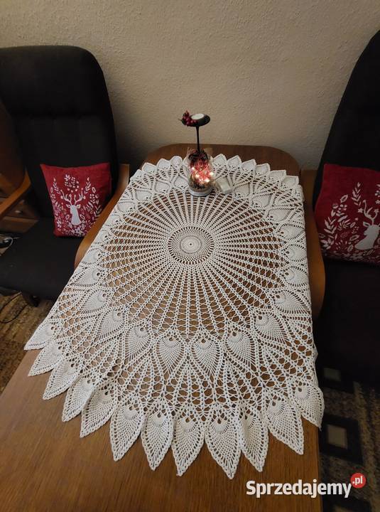 Obrus okrągły rękodzieło Częstochowa