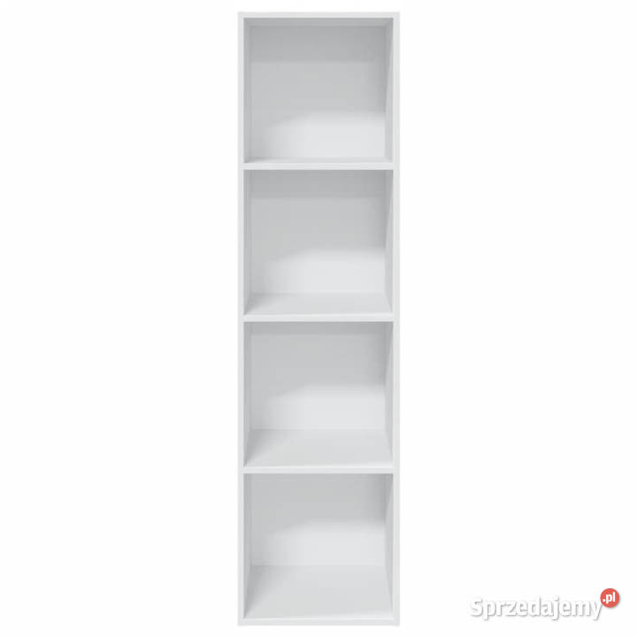 Regał na książki biały 40x30x152 materiał Warszawa