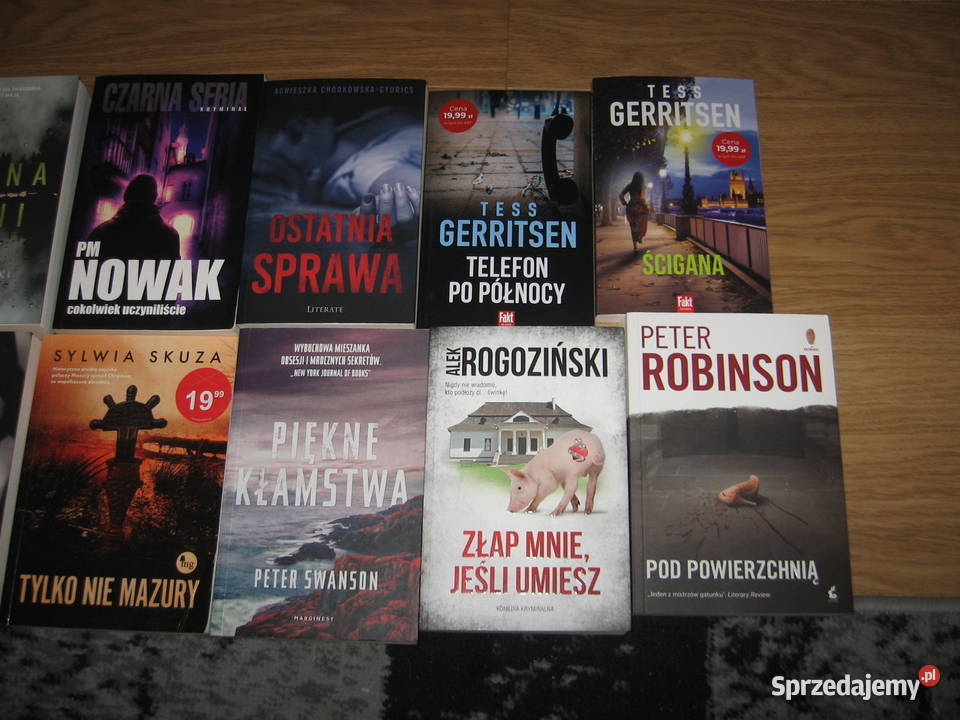 Thrillery psychologiczne kryminały bonus Zestaw Olsztyn