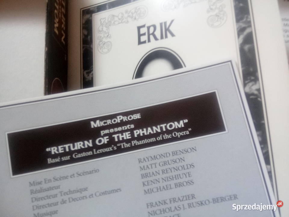 Sprzedam gre RETURN OF THE PHANTOM Wodzisław Śląski