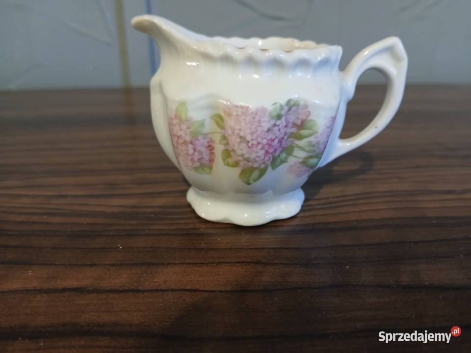Porcelanowe mleczniki z PRLu Lublin