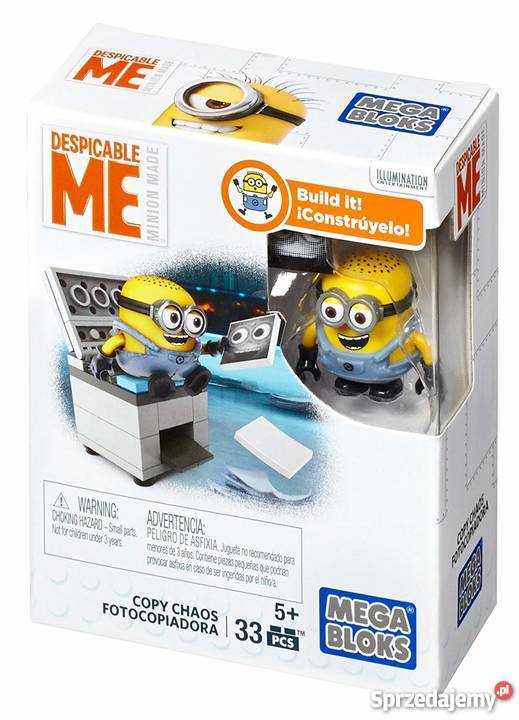 Klocki MEGA BLOKS Minionki Figurka Zestaw