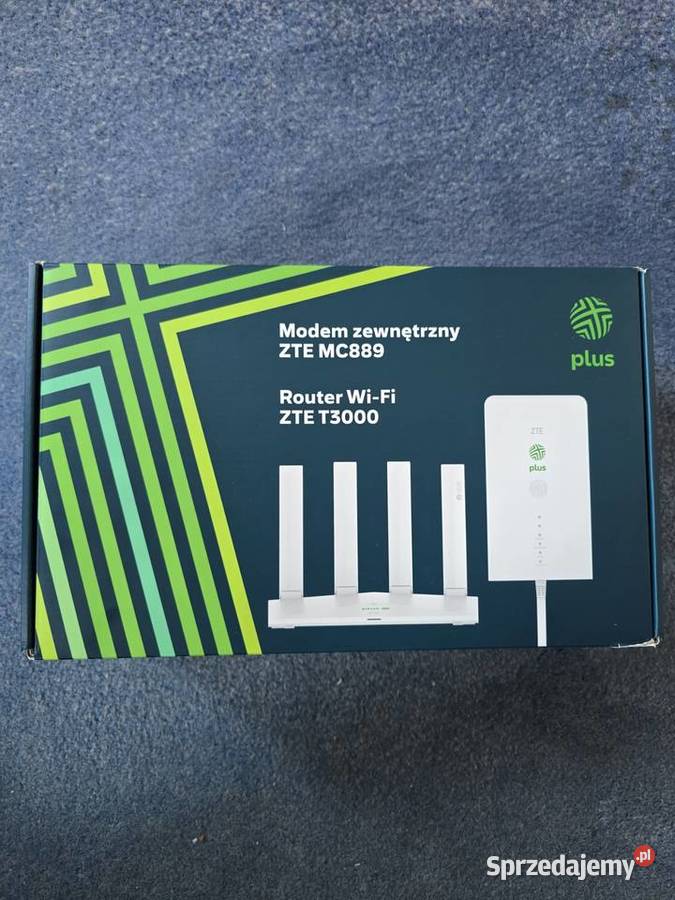 Modem zewnętrzny ZTE MC 889 Router WiFi ZTE Gigabit Ethernet Internet i komunikacja Kraków sprzedam
