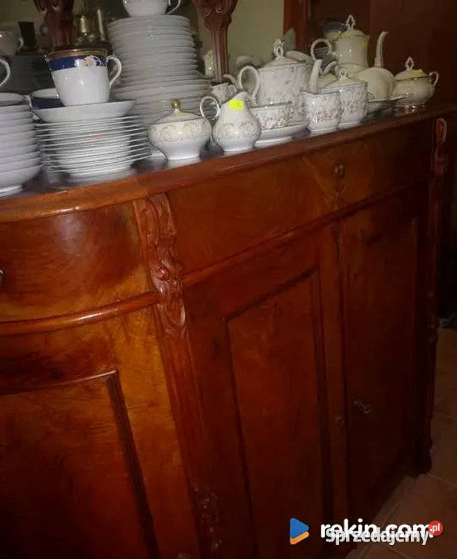 Przepiękna komoda Z nadstawką lustro zakończoną Gdańsk