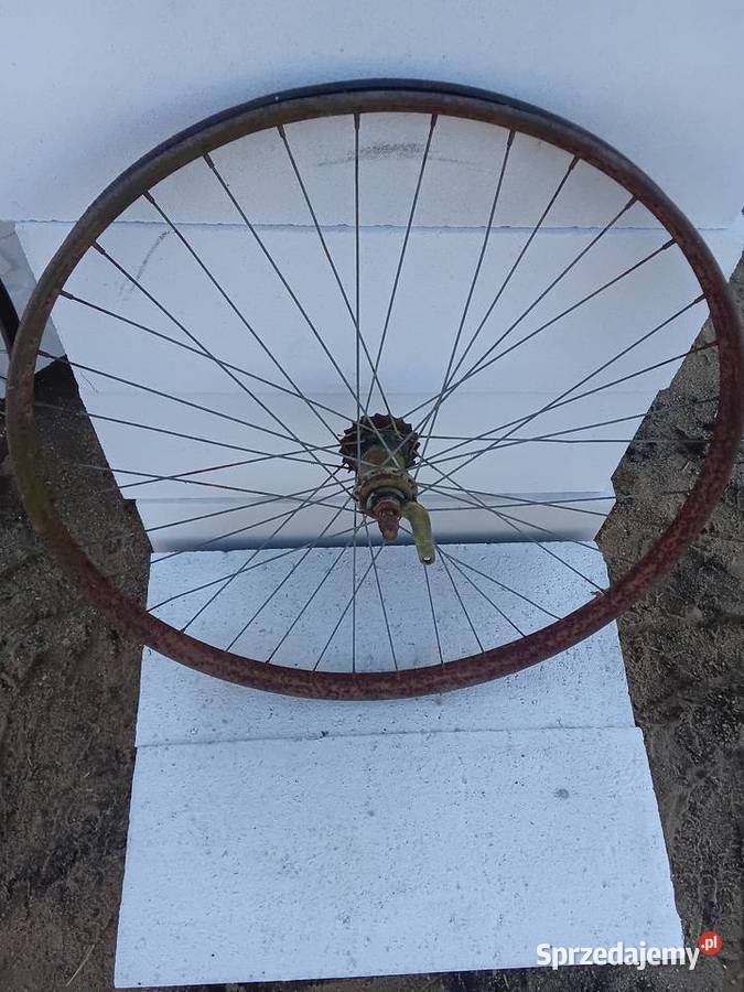 Koło zabytkowy rower 8 Milejewo