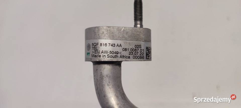 VW TIGUAN II PRZEWÓD KLIMATYZACJI 5QF816743AA sprzedam