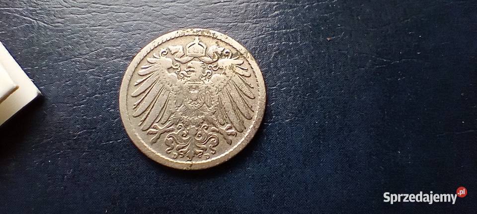 Stare monety 5 fenig 1894 D Niemcy Lesko