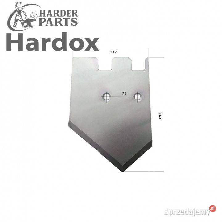 Lemiesz HARDOX 08900354P do kombajnu podlaskie