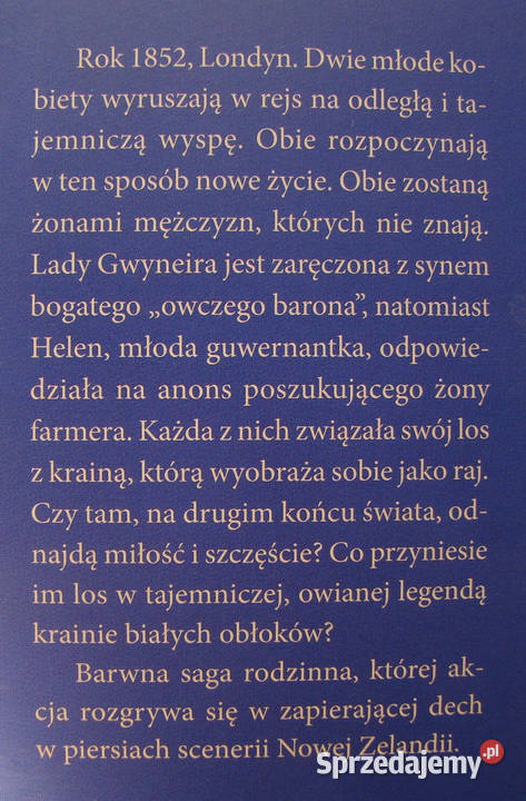 W krainie białych obłoków Sarah Lark Limanowa sprzedam