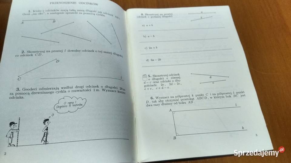 Matematyka 6 geometria zeszyt ćwiczeń z plusem Gdańsk