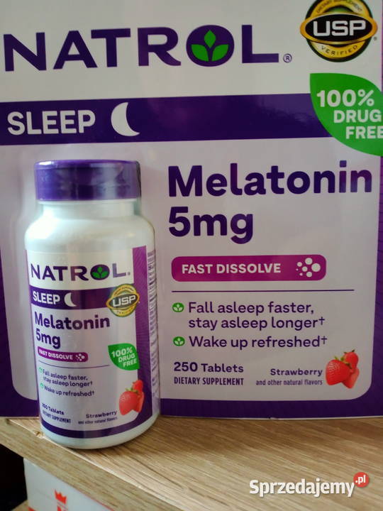 MELATONINA SLEEP 5 mg 250 szt NATROL WEGE