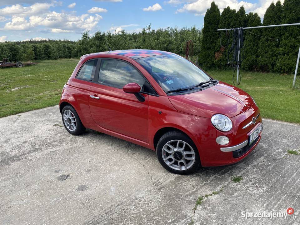 Fiat 500 12 benzyna elektrochrom. lusterka boczne Białobrzegi