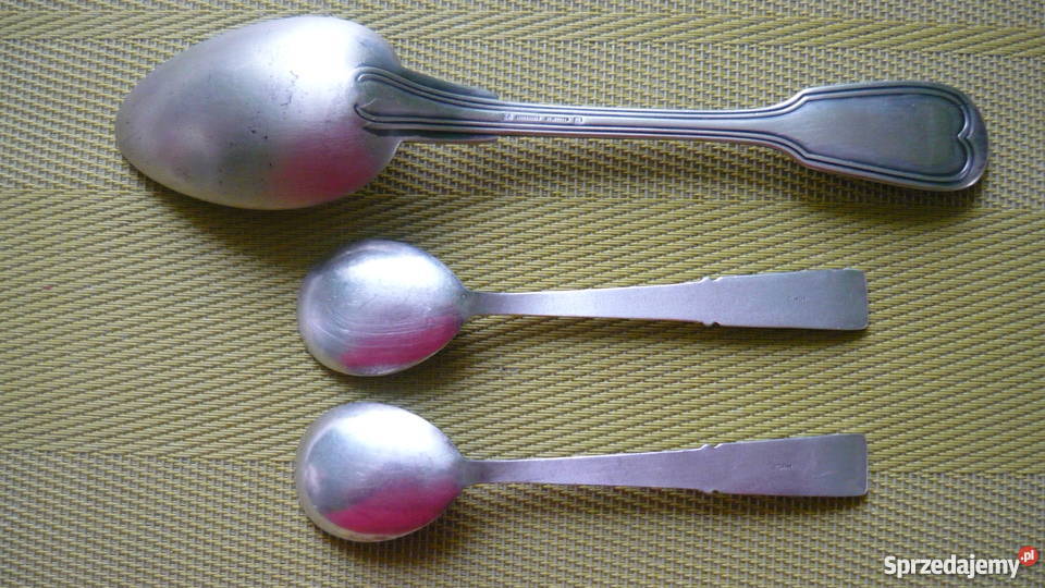 Łyżki posrebrzane Myszków