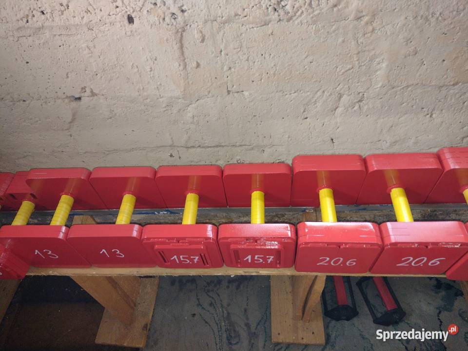 Obciążenie stalowe spawane hantle Kolonia Lesiów