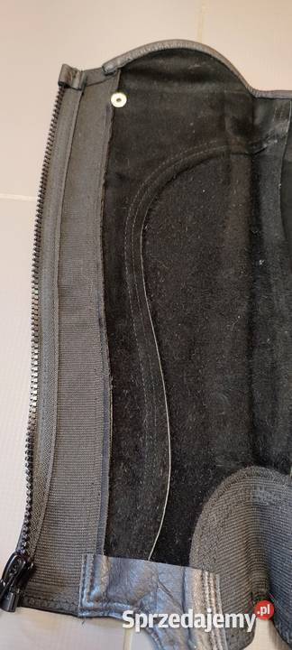 NOWE czapsy skórzane HORZE model Quinton czarne Sport i Wypoczynek Jasień