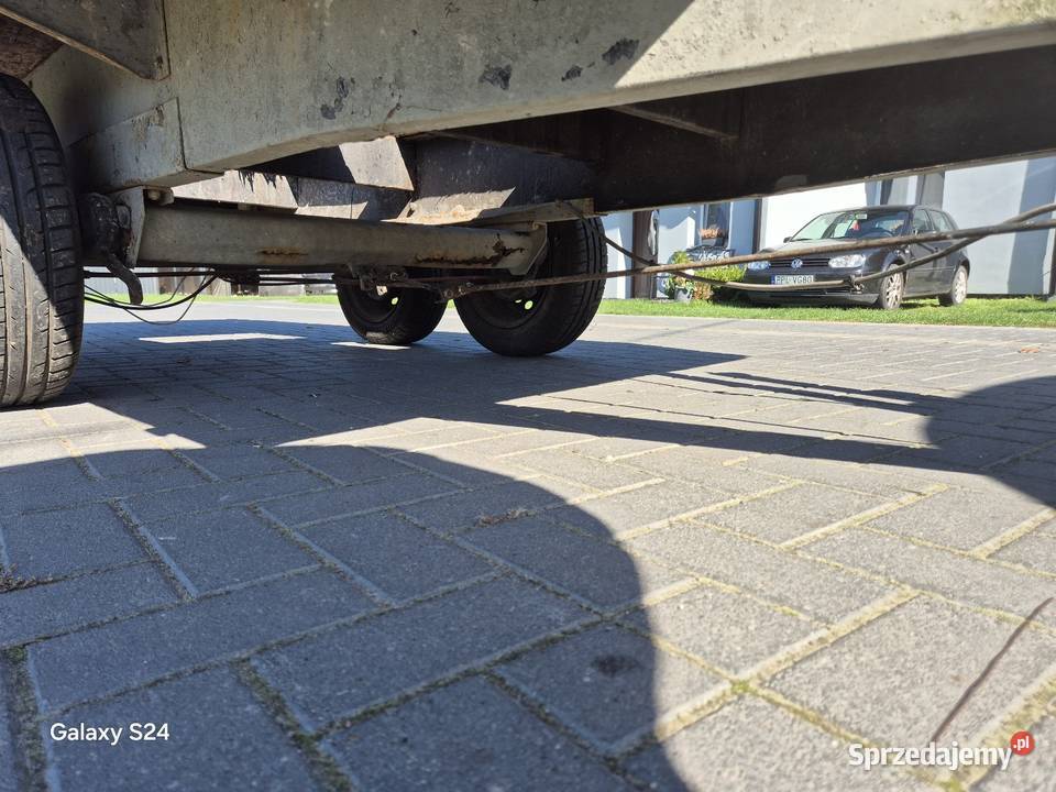 Przyczepka samochodowa platforma 35x16 Brenderup burtowe Do samochodów osobowych Przyczepy wielkopolskie